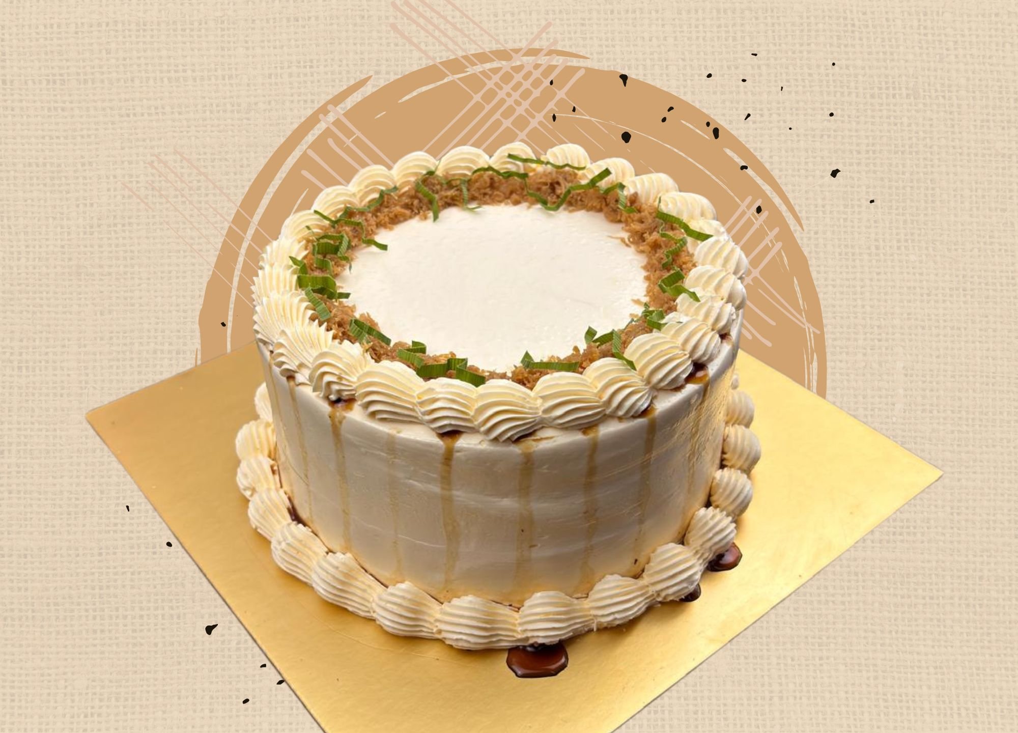 Signature Ondeh Ondeh Cake (Round 24cm, 12-18pax)