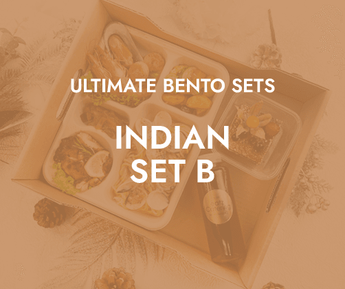 Ultimate Bento Indian Set B $23.80/pax ($25.94 w/GST) For Min 15pax