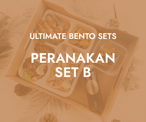 Ultimate Bento Peranakan Set B $23.80/pax ($25.94 w/GST) For Min 15pax