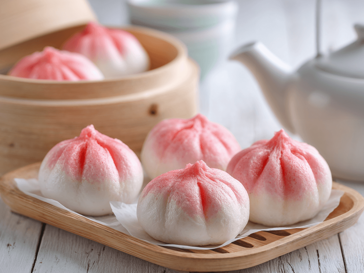 Longevity Peach Bun 10pcs/Set @$15.00 ($16.35 w/ GST)