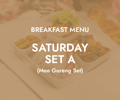 Saturday Breakfast - Daily Bento Set A $6.80/pax ($7.41 w/ GST) for min 30 pax