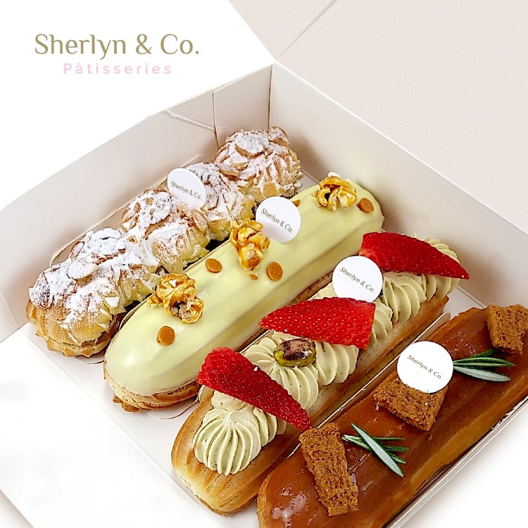 SD Sherlyn & Co Eclairs (Box of 4)