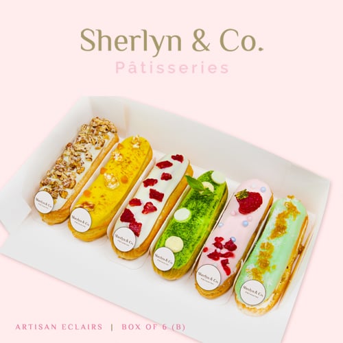 SD Sherlyn & Co Eclairs (Box of 6)