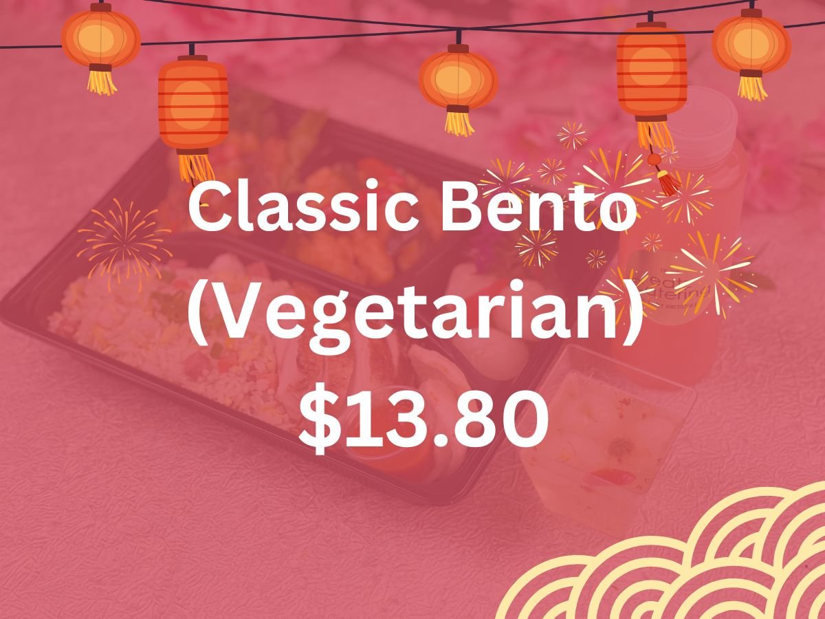 CNY 2025 - Chinese Bento (Vegeterian) $13.80/pax ($15.04 w/ GST) Min 1 pax