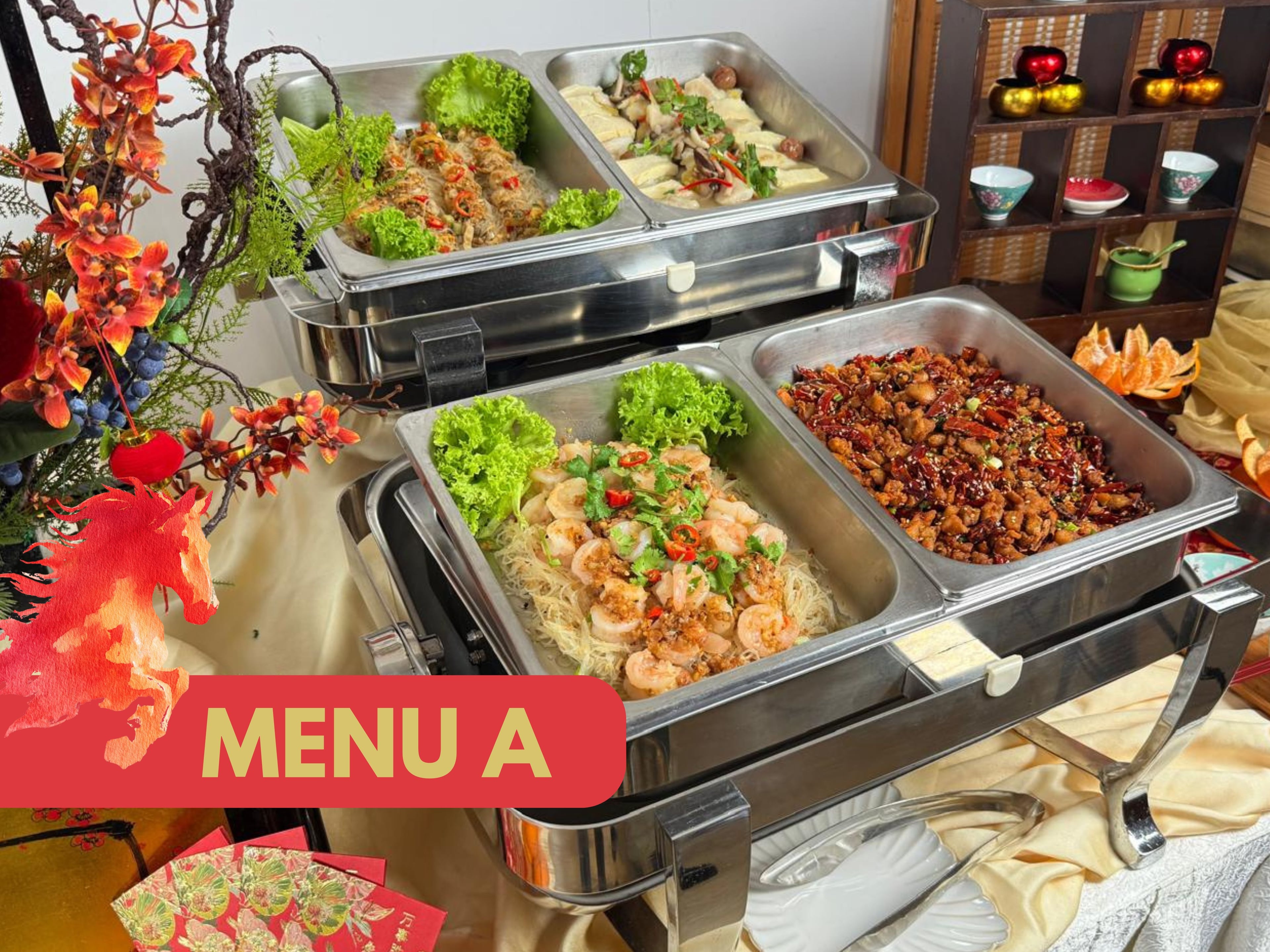 CNY 2026 - Buffet Menu A $22.80/pax ($24.85 w/GST) For Min 50pax