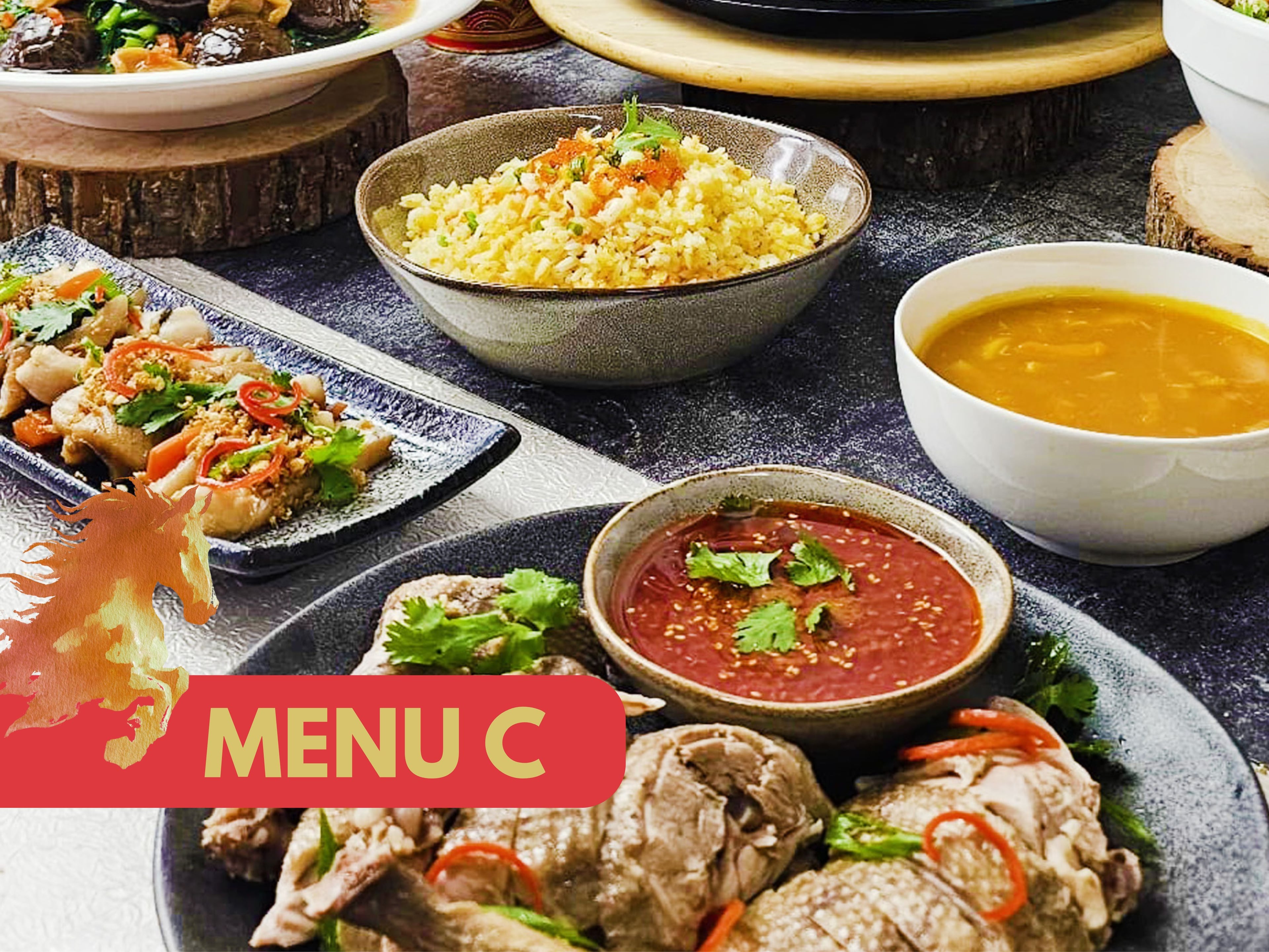 CNY 2026 - Buffet Menu C $26.80/pax ($29.21 w/GST) For Min 40pax