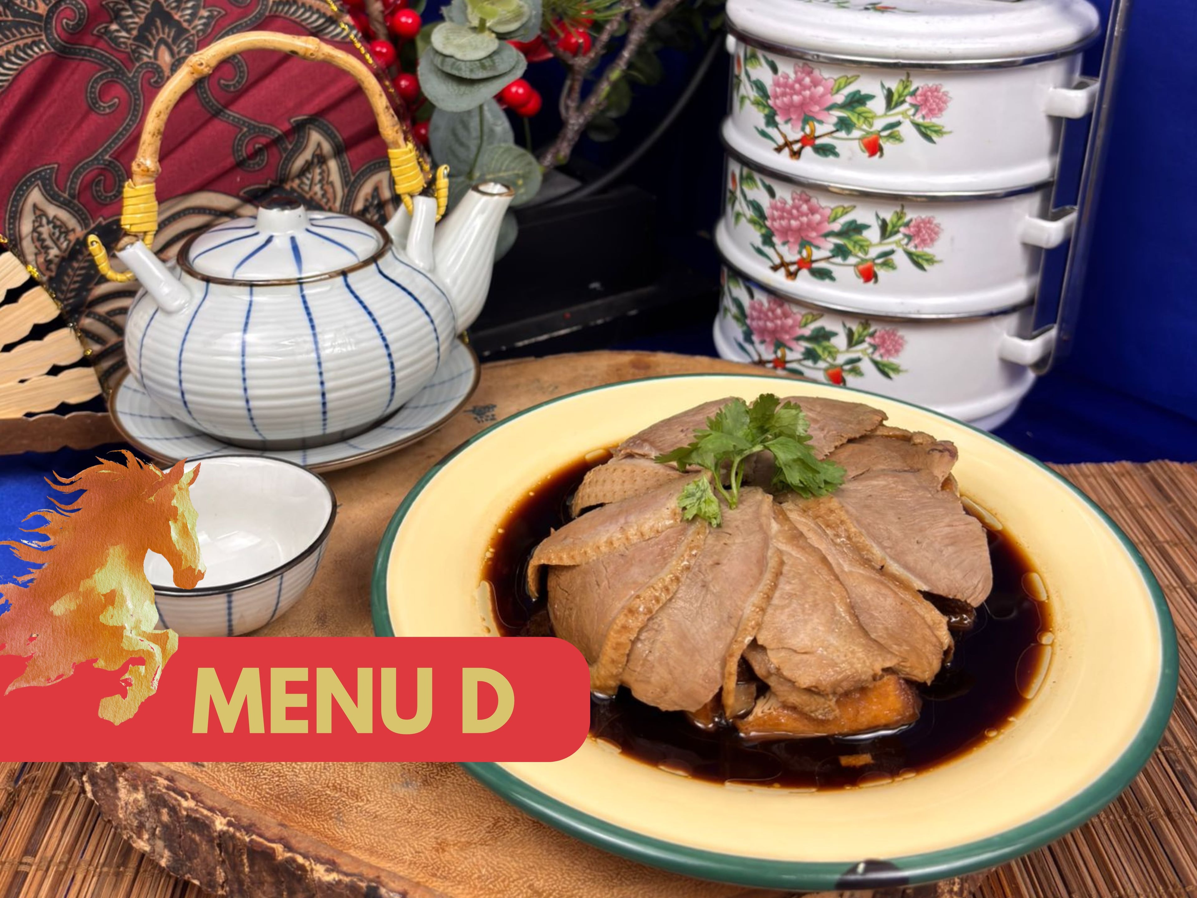 CNY 2026 - Buffet Menu D $29.80/pax ($32.48 w/GST) For Min 30pax