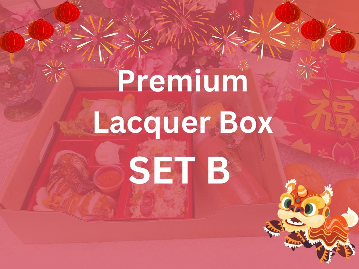 CNY 2025 - Premium Lacquer Box Set B $42.80 ($46.65 w/GST) for 10 pax