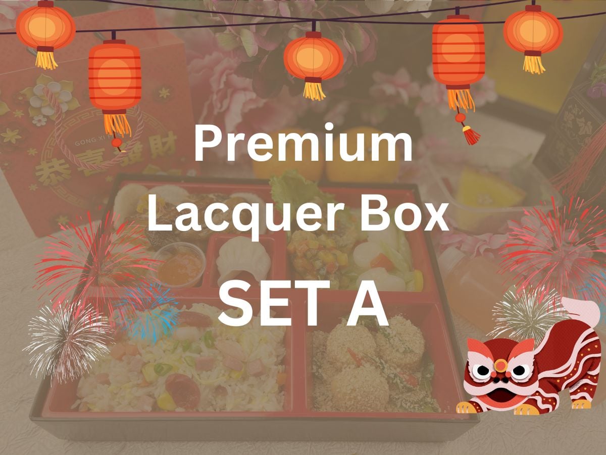 CNY 2024 - Premium Lacquer Box Set A $43.80 ($47.74 w/GST) for 10 pax