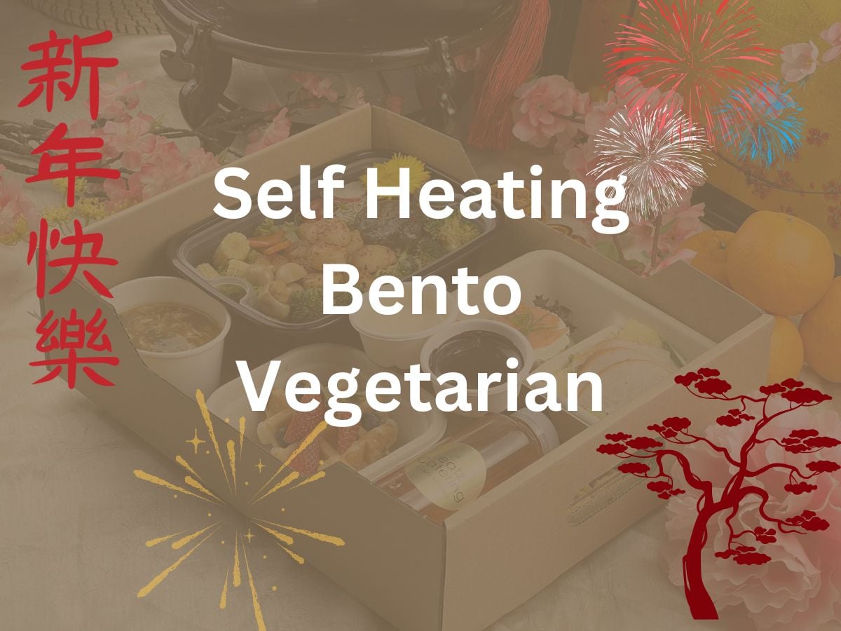 CNY 2024 - Self Heating Bento (Vegetarian) $19.80/pax ($21.58 w/ GST) Min 1 pax