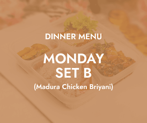 Monday Dinner - Daily Bento Set B $6.80/pax ($7.41 w/ GST) for min 30 pax