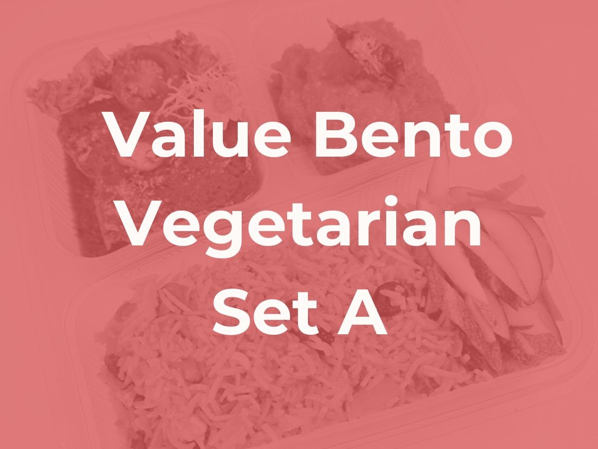 Deepavali Value Bento Set Meal - Vegetarian Set A $6.00/pax ($6.54 w/ GST) For Min 30 pax