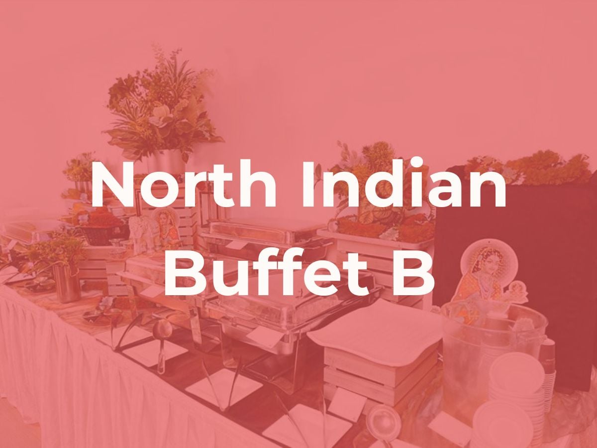 Deepavali North Indian Buffet B $27.90/pax ($30.41 w/GST) For Min 30pax