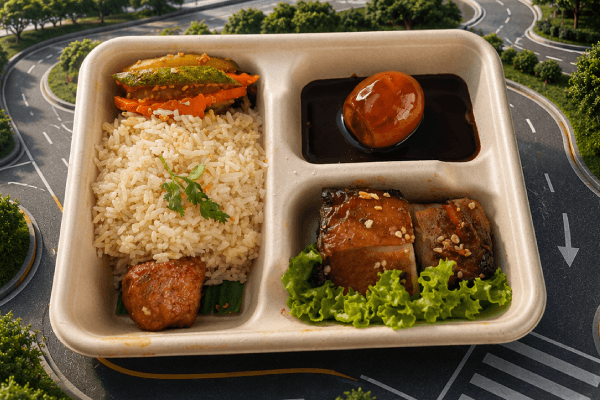 NDP CLASSIC BENTO - Chicken Rice Set $5/pax ($5.45 w/ GST) For Min 60pax