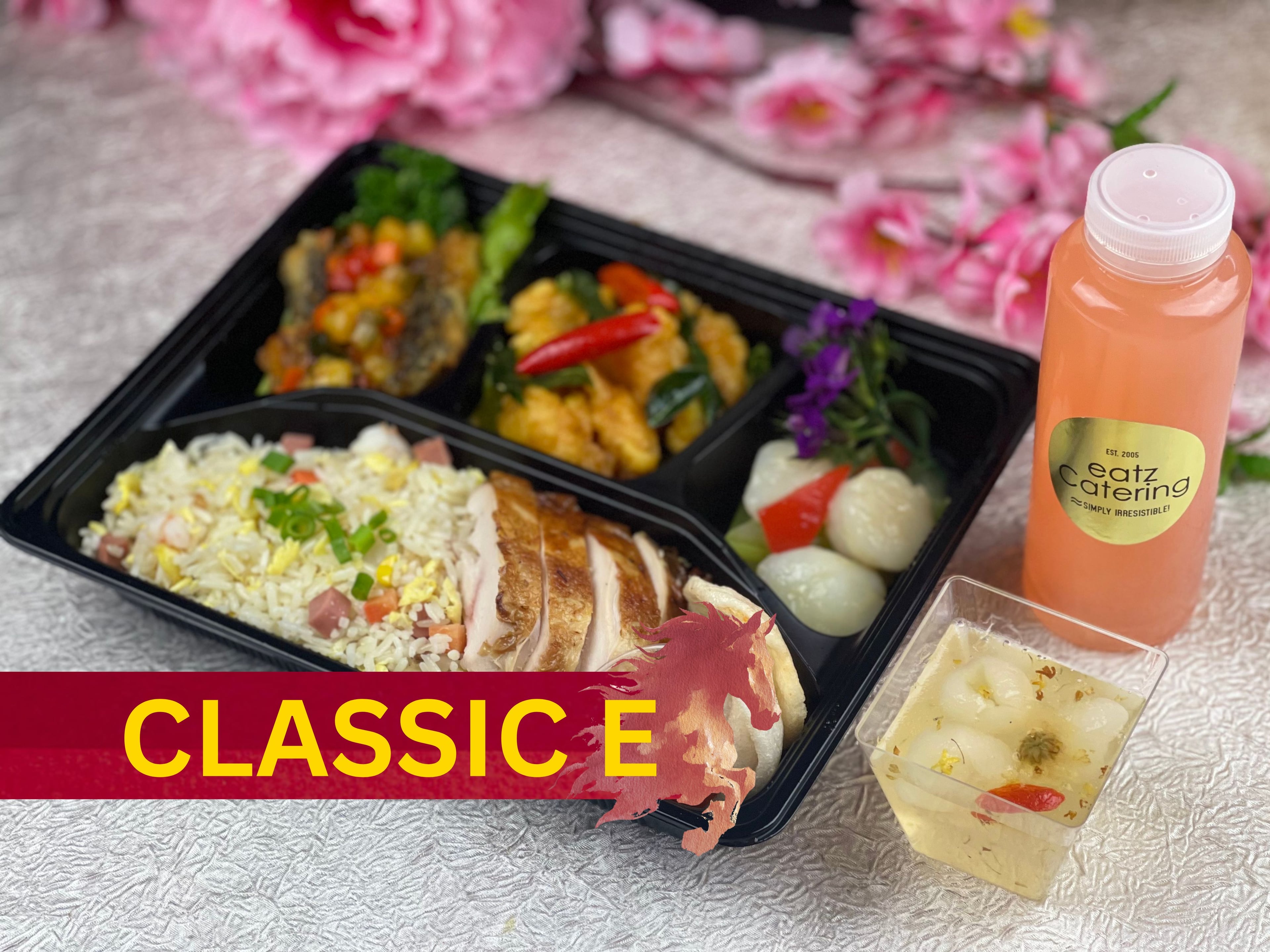 CNY 2026 - Classic Bento Set E $13.80/pax ($15.04 w/ GST) Min 25 pax