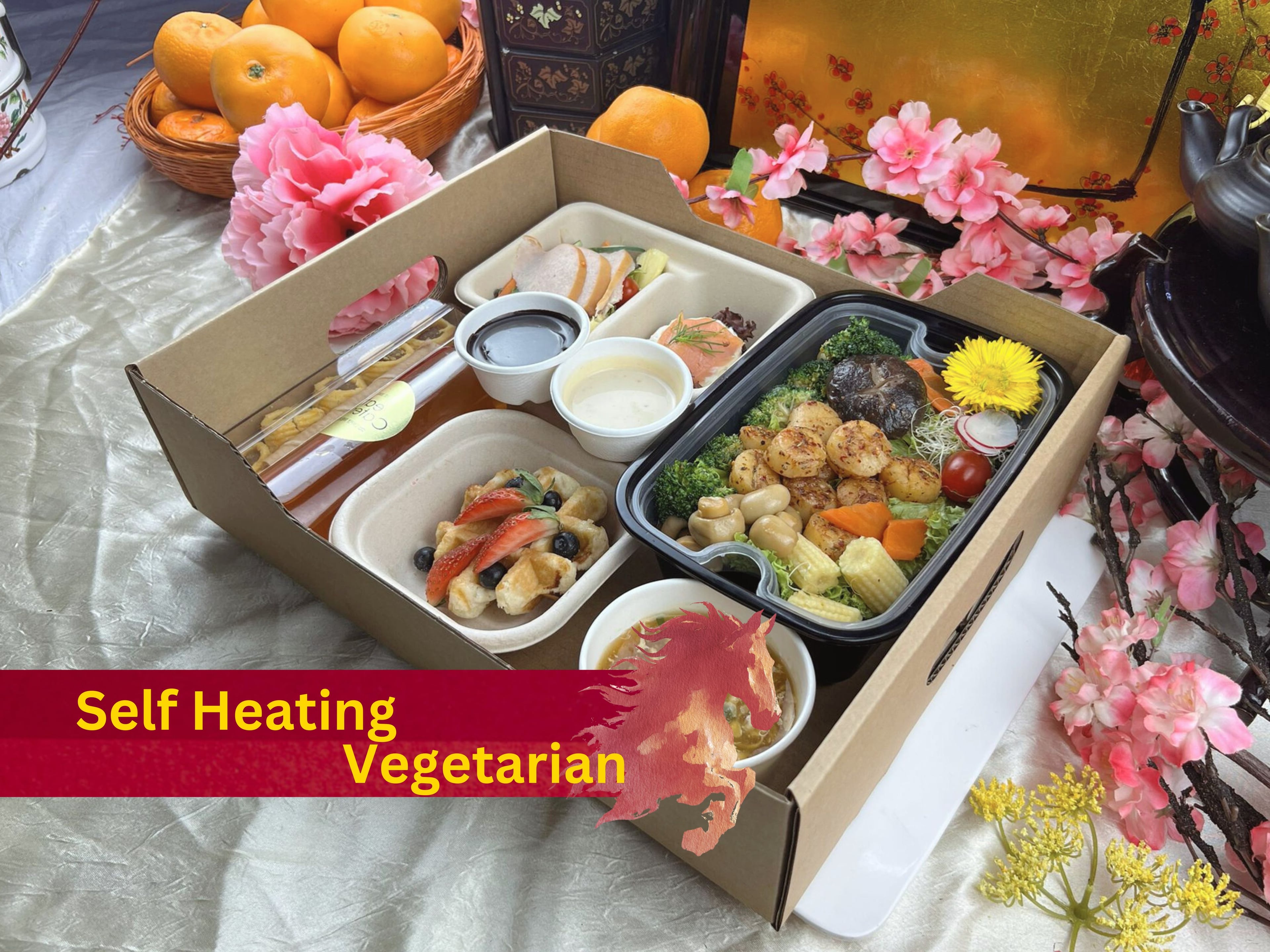 CNY 2026 - Self Heating Bento Vegetarian $26.80 ($29.21 w/ GST) Min 15 pax