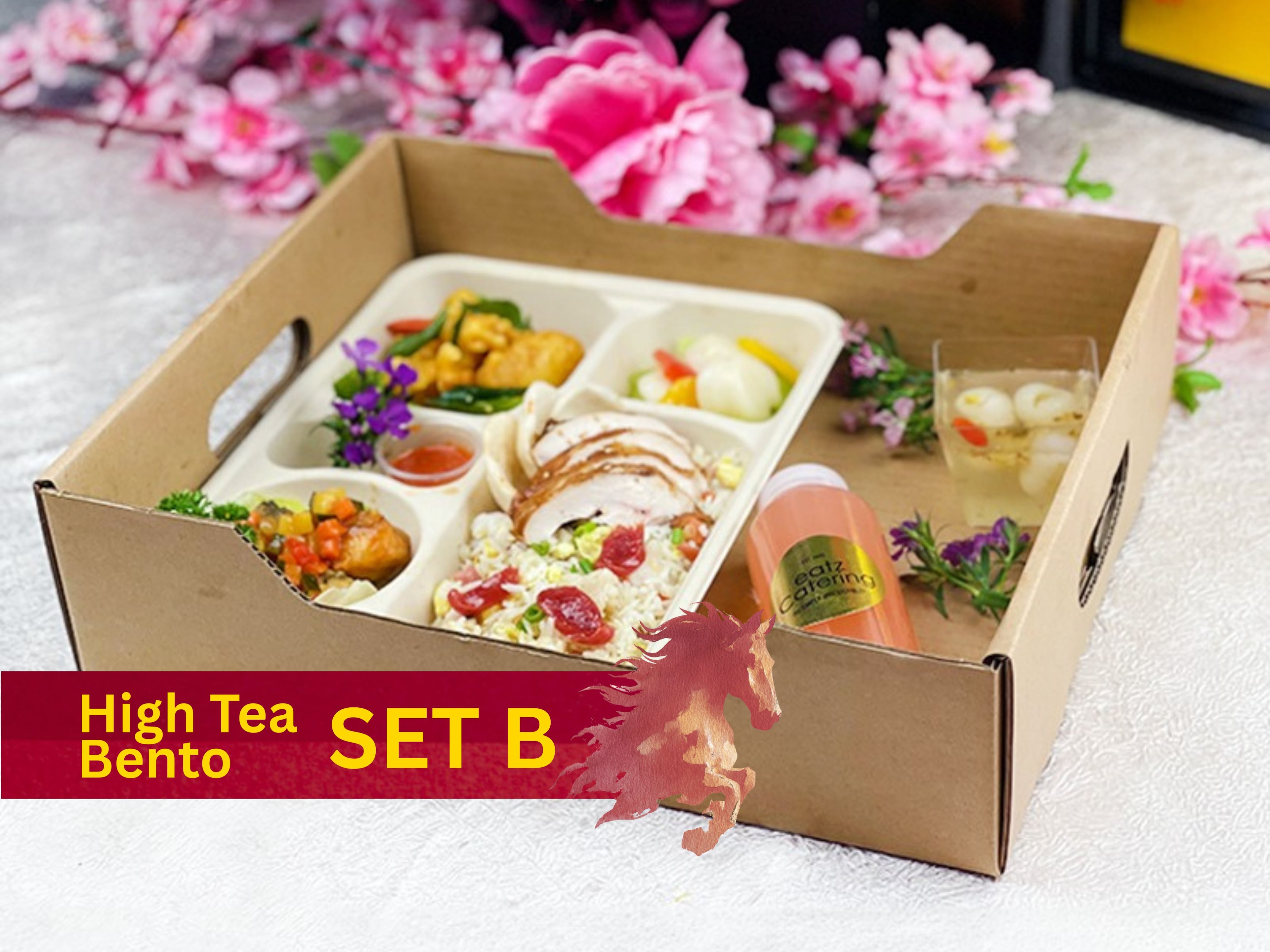 CNY 2026 - High Tea Bento Set B $23.80/pax ($25.94 w/ GST) Min 15pax