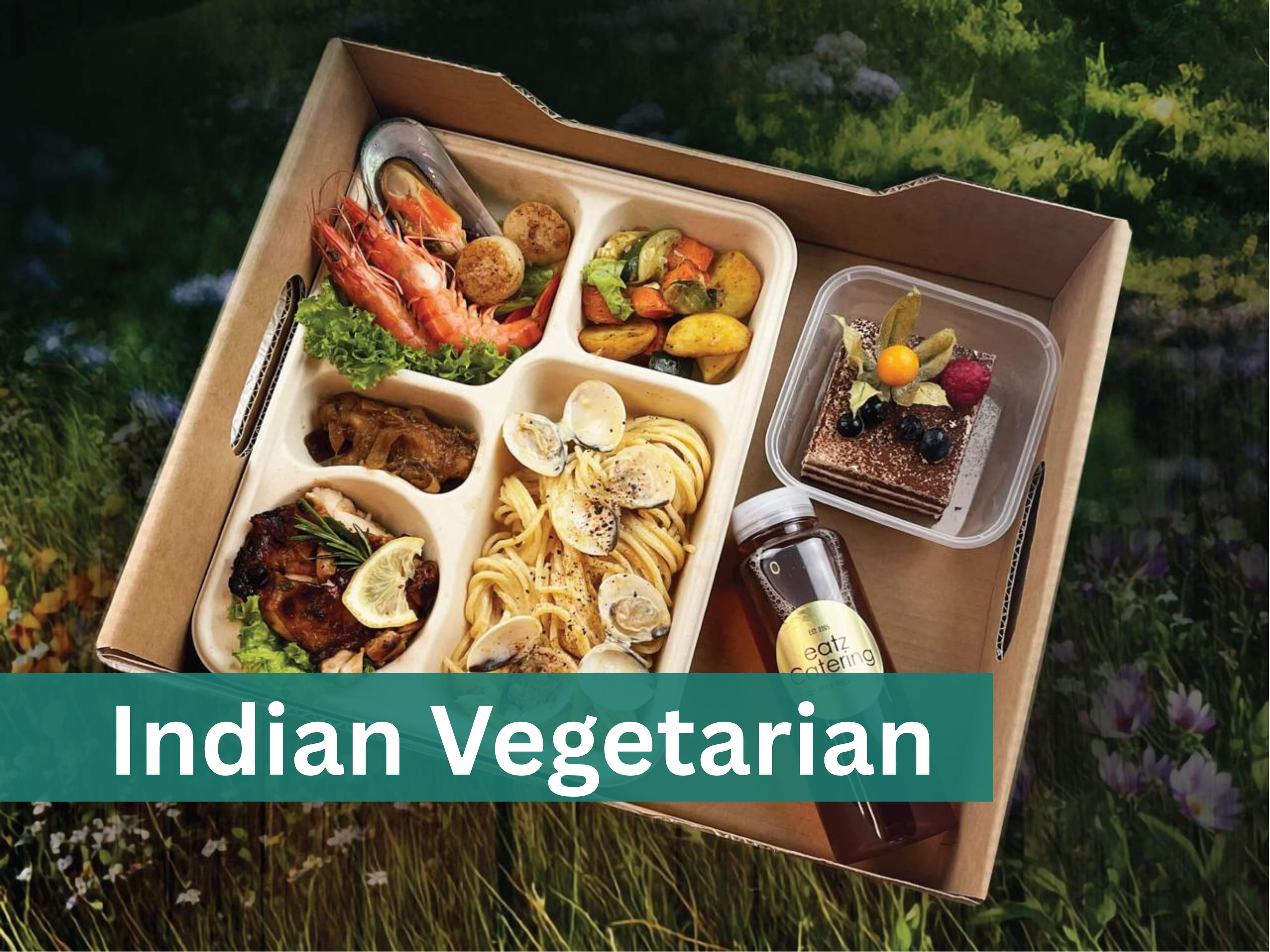 Christmas Deluxe Bento Indian Vegetarian $23.80/pax ($25.94 w/ GST) Min 20 pax