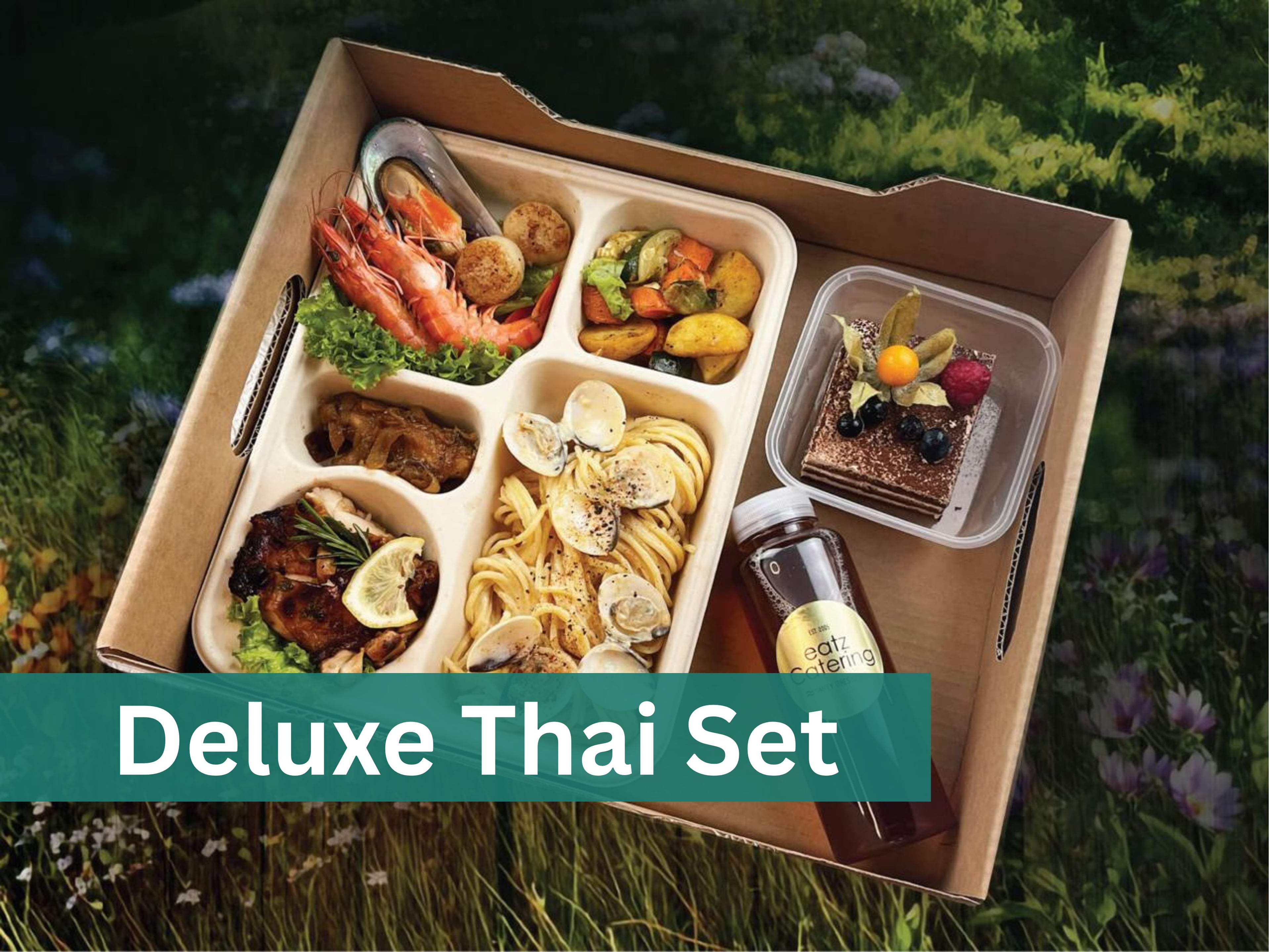 Christmas Deluxe Bento Thai Set $23.80/pax ($25.94 w/ GST) Min 20 pax
