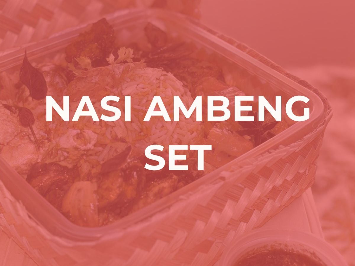 Nasi Besek - Nasi Ambeng Set $15.80 ($17.22 w/GST) Set Min 20pax