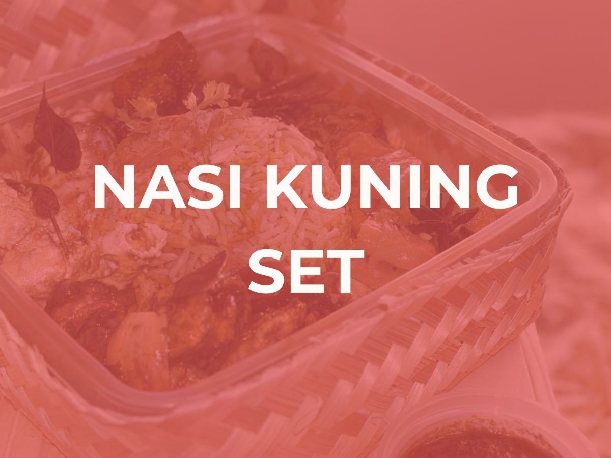 Nasi Kuning Set $22.80 ($24.85 w/GST) Set Min 10pax