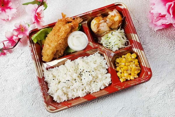 Japanese Bento Ebi Katsu Set $8.80 ($9.59 w/ GST) Min 30pax