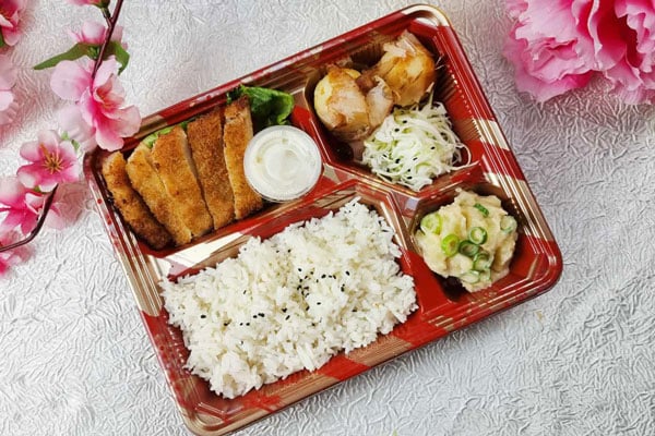 Japanese Bento Tori Katsu Set $8.80 ($9.59 w/ GST) Min 30pax