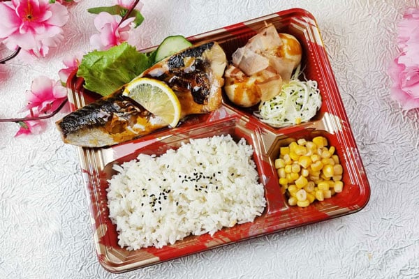 Japanese Bento Grilled Saba Set $10.80 ($11.77 w/ GST) Min 30pax