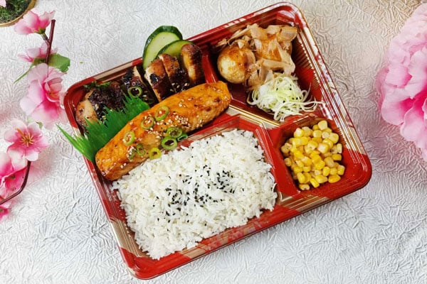 Japanese Bento Sake & Tori Teriyaki Set $16.80 ($18.31 w/ GST) Min 30pax