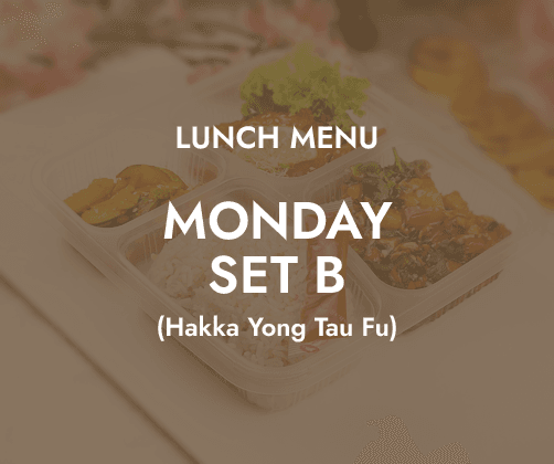 Monday Lunch - Daily Bento Set B $6.80/pax ($7.41 w/ GST) for min 30 pax