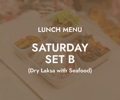 Saturday Lunch - Daily Bento Set B $6.80/pax ($7.41 w/ GST) for min 30 pax
