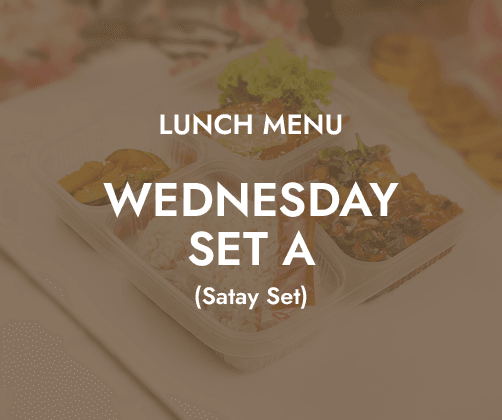 Wednesday Lunch - Daily Bento Set A $6.80/pax ($7.41 w/ GST) for min 30 pax
