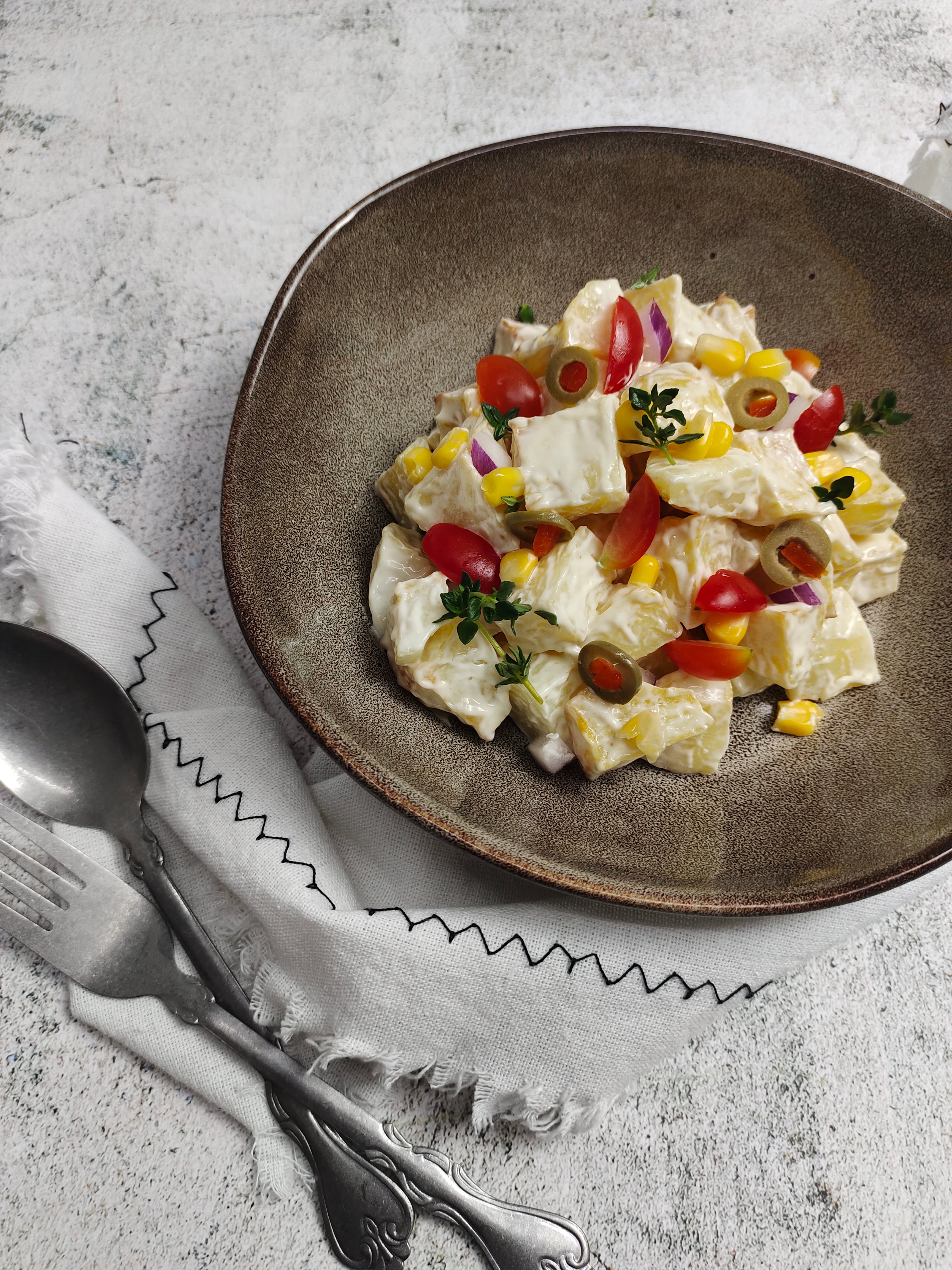 SD Savory Potato & Egg Salad with Mustard Dressing 10-12pax