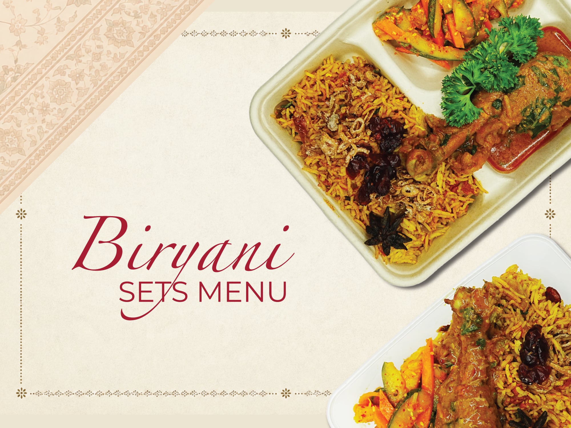 Deepavali Biryani Set Meals